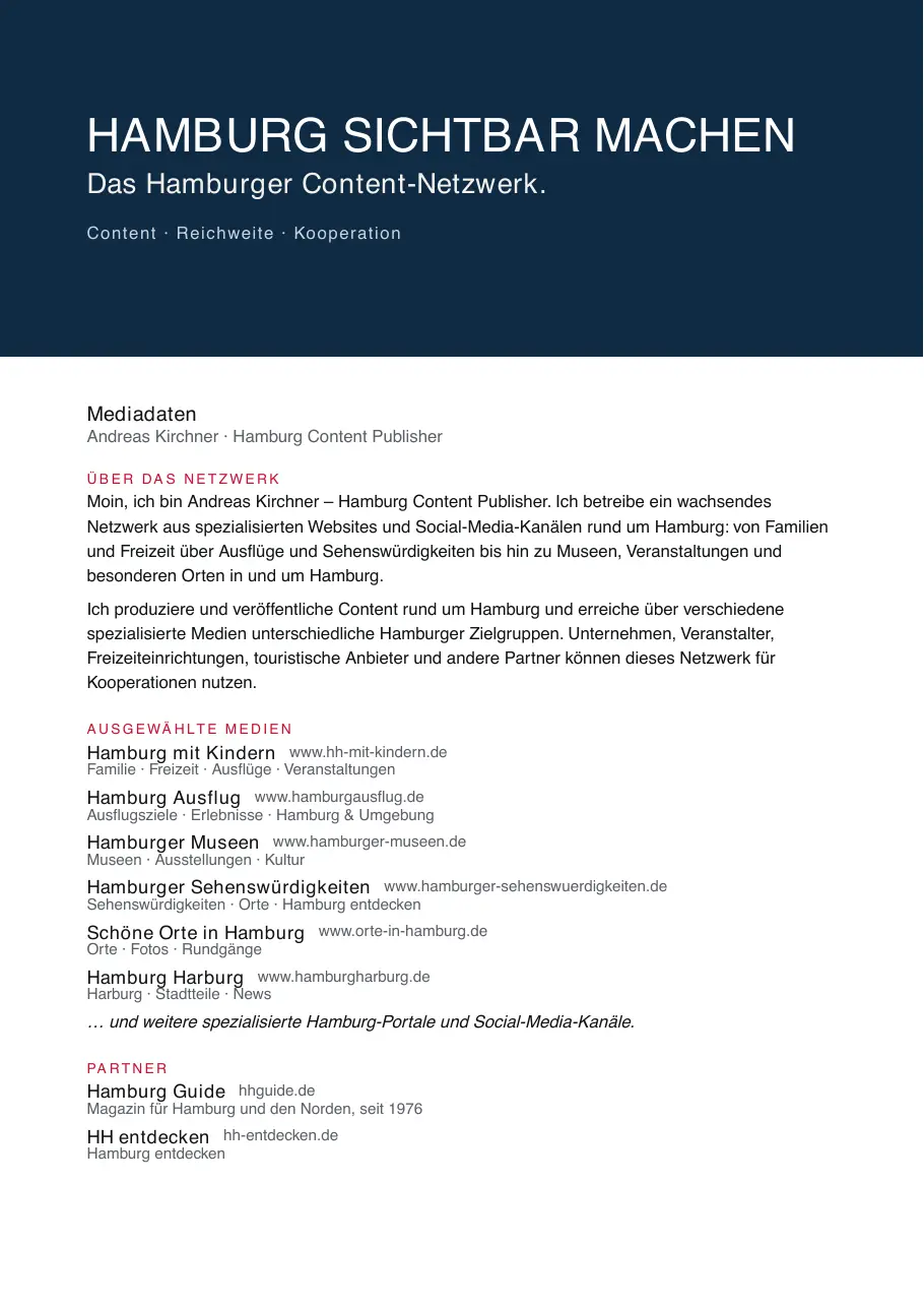 Mediadaten – Hamburg sichtbar machen – Seite 1